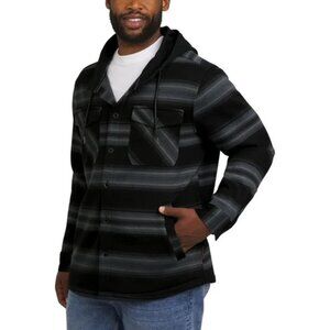 Quiksilver Men's Hooded Shirt Jacket XL